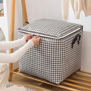 🔥 Printed Quilt Storage Bag Square Box–  Hot Selling Item!