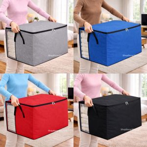 🎆Side Transparent Stoarge Bag Solid Quilt Storage Bag (H-5)